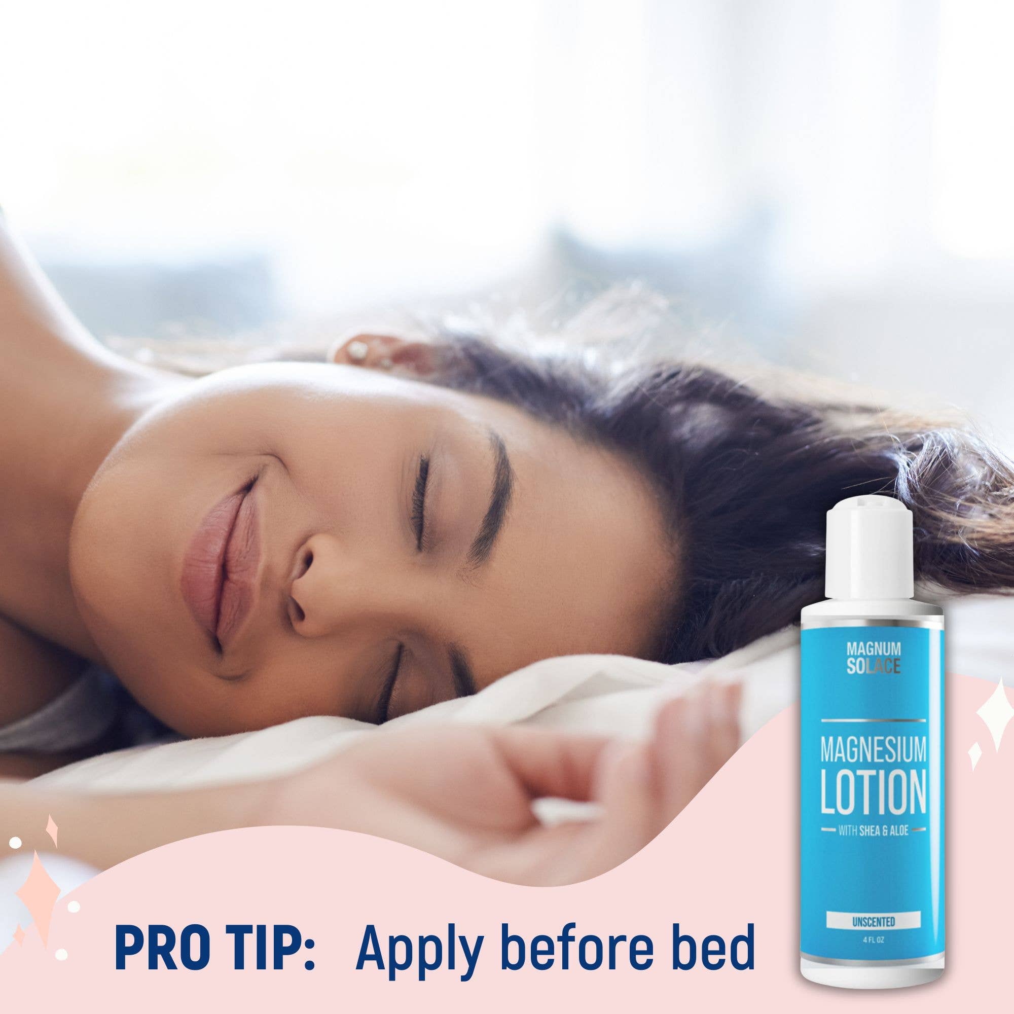 Magnesium Lotion - Restless Legs & Muscle Pain Relief: Unscented