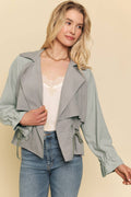 Cropped Trench Jacket
