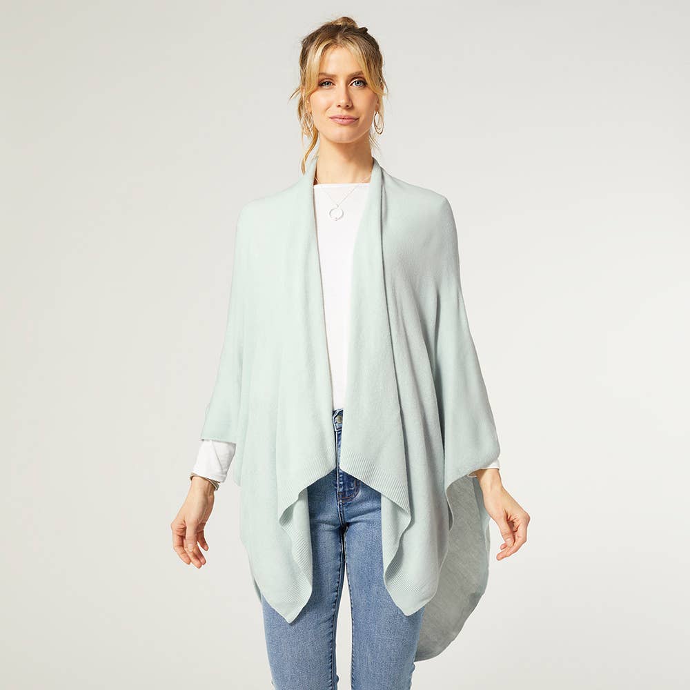 Kiara Light Weight Wrap: Egret / One Size