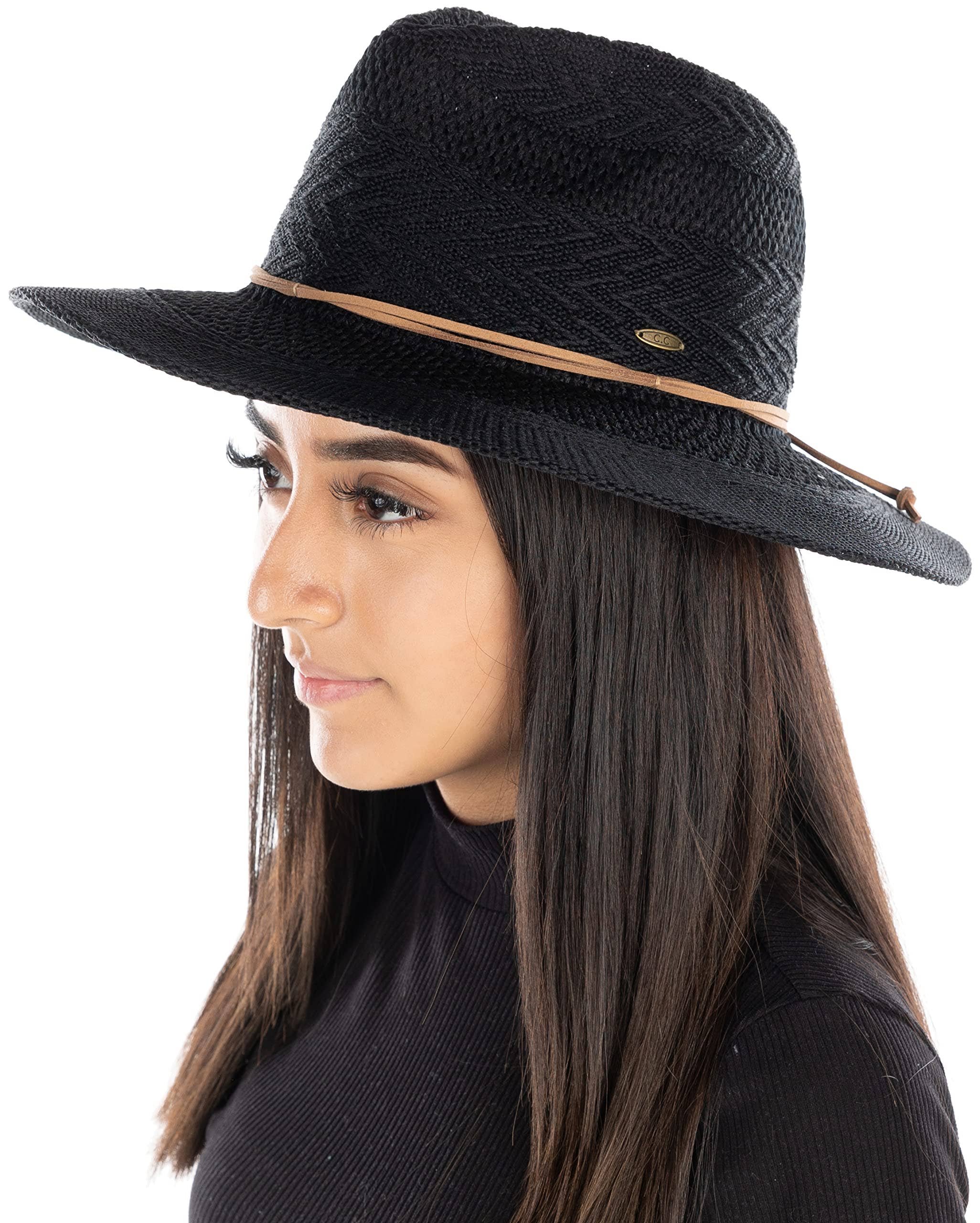 Women’s Fedora Wide Brim Panama Hat