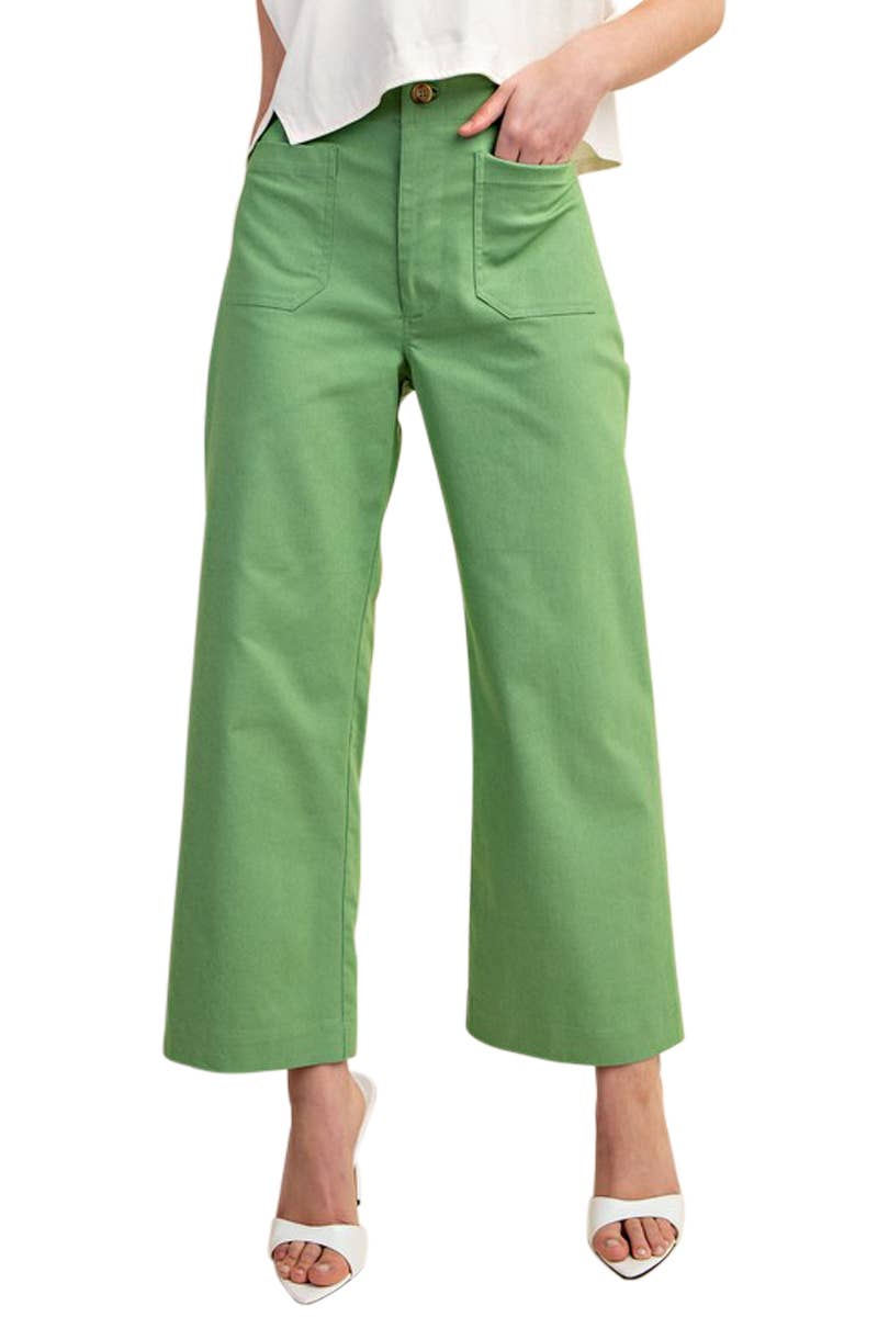 Ankle Cropped Summer Pants: RASPBERRY / 2-2-2 (S-M-L)