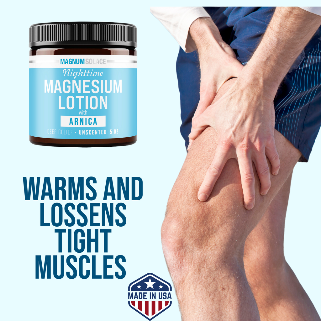 Nighttime Magnesium Lotion with Arnica: Chamomile & Lavender