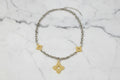 Two Tone Clover Necklace