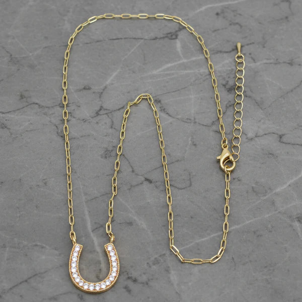 Horseshoe Necklace 16"