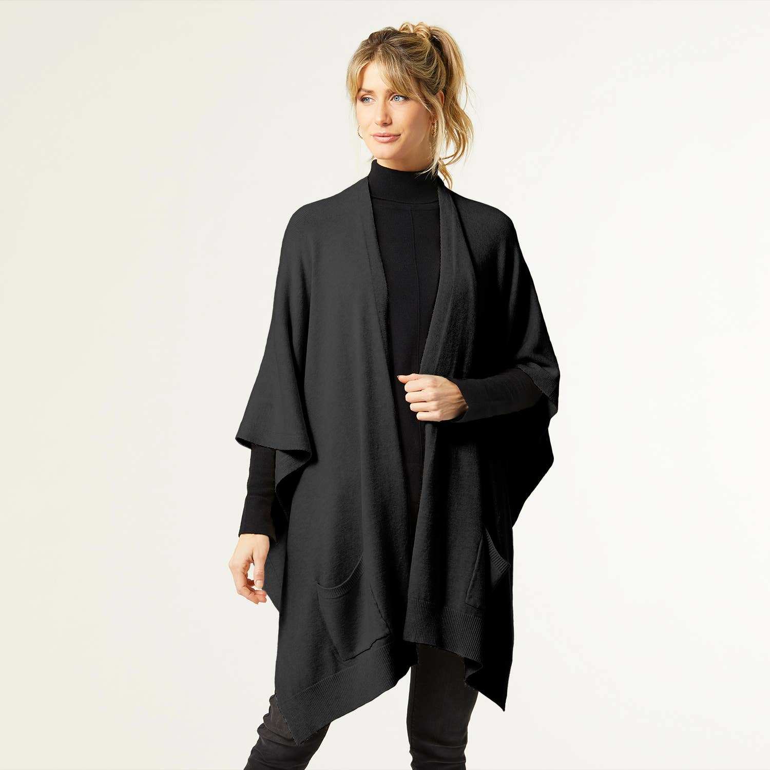 Alani Lightweight Cardigan with Pockets: Bright White / One Size