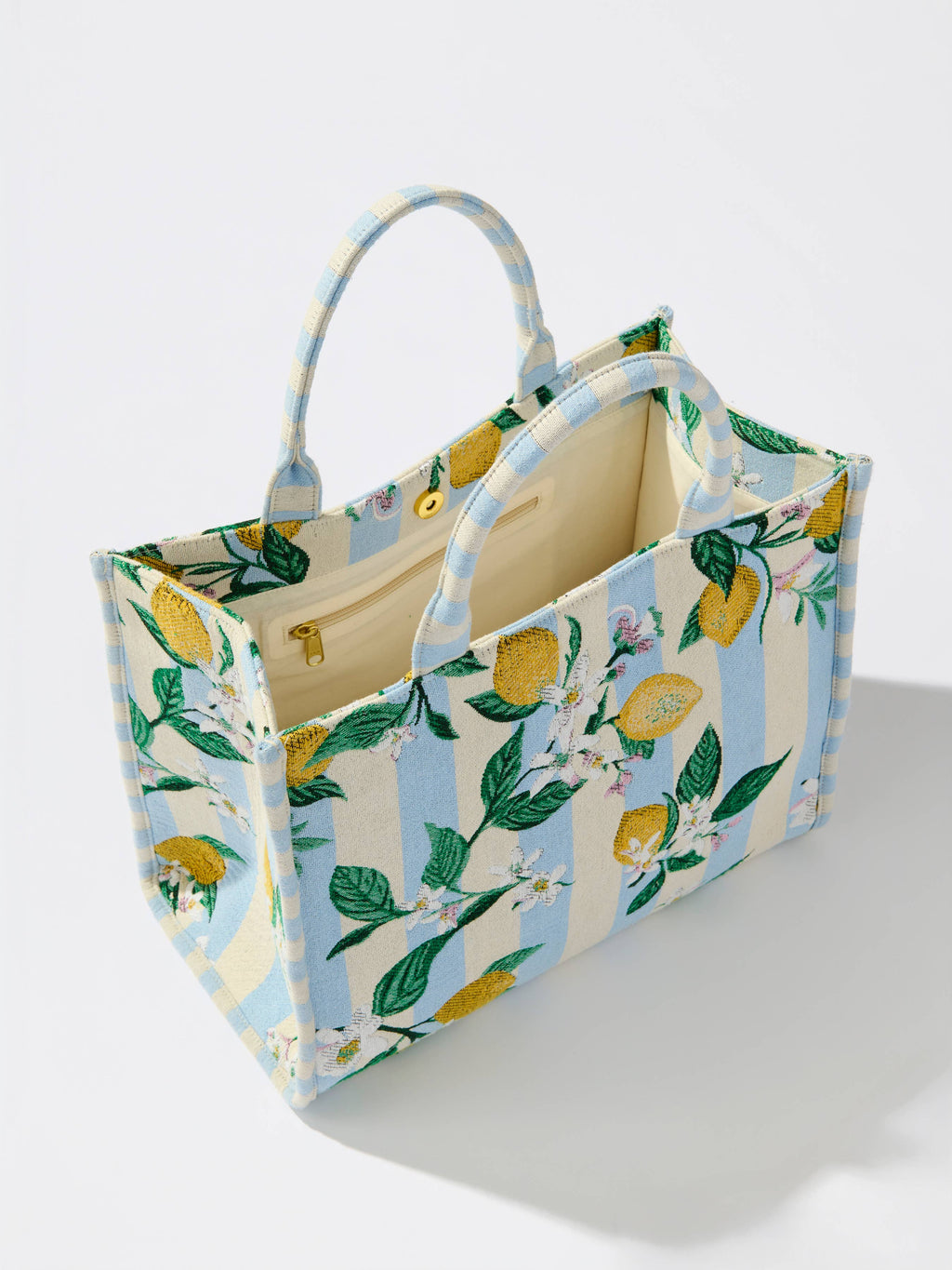 Lemon Stripe Tote