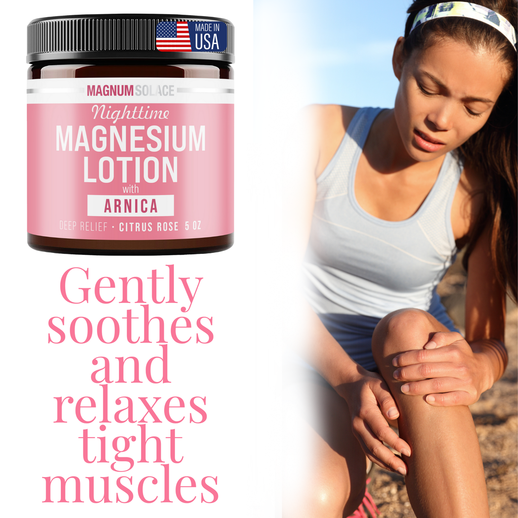 Nighttime Magnesium Lotion with Arnica: Chamomile & Lavender