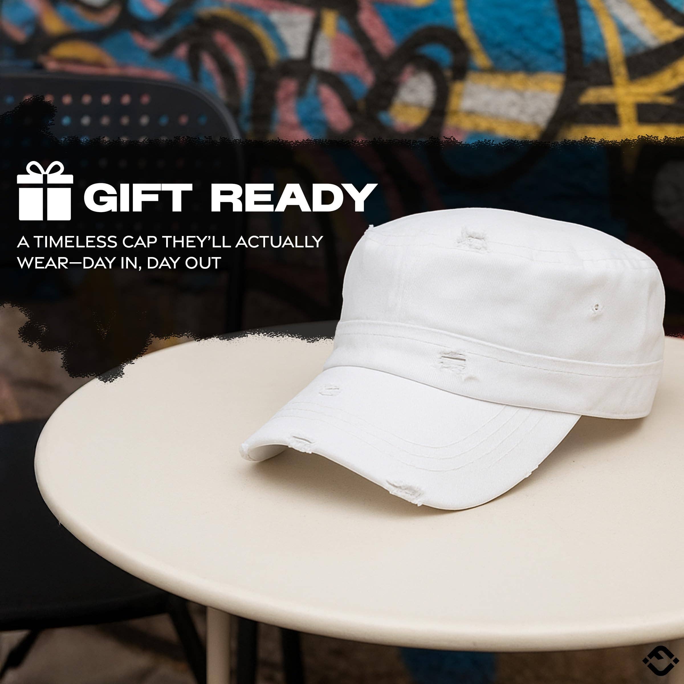 Cadet Hat Trendy Style - White