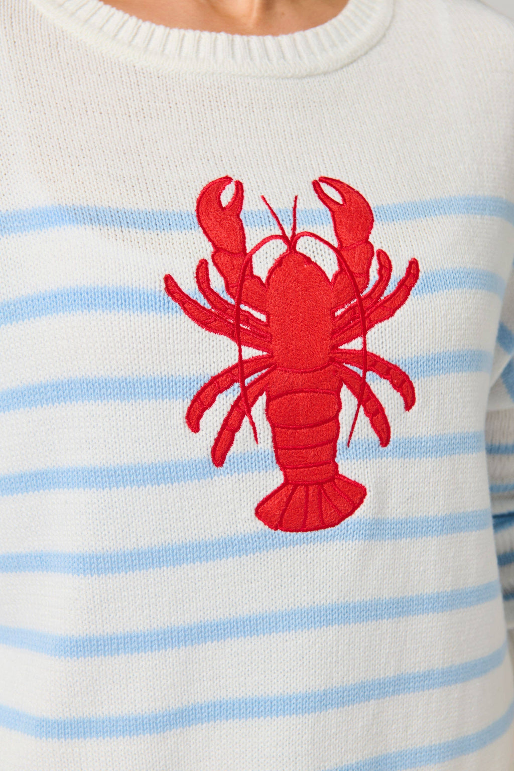 LOBSTER RELAXED FASHION FIT SWEATER: LARGE