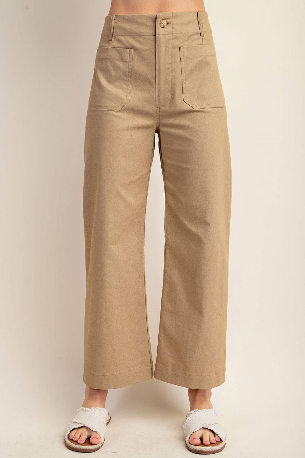Ankle Cropped Summer Pants: RASPBERRY / 2-2-2 (S-M-L)
