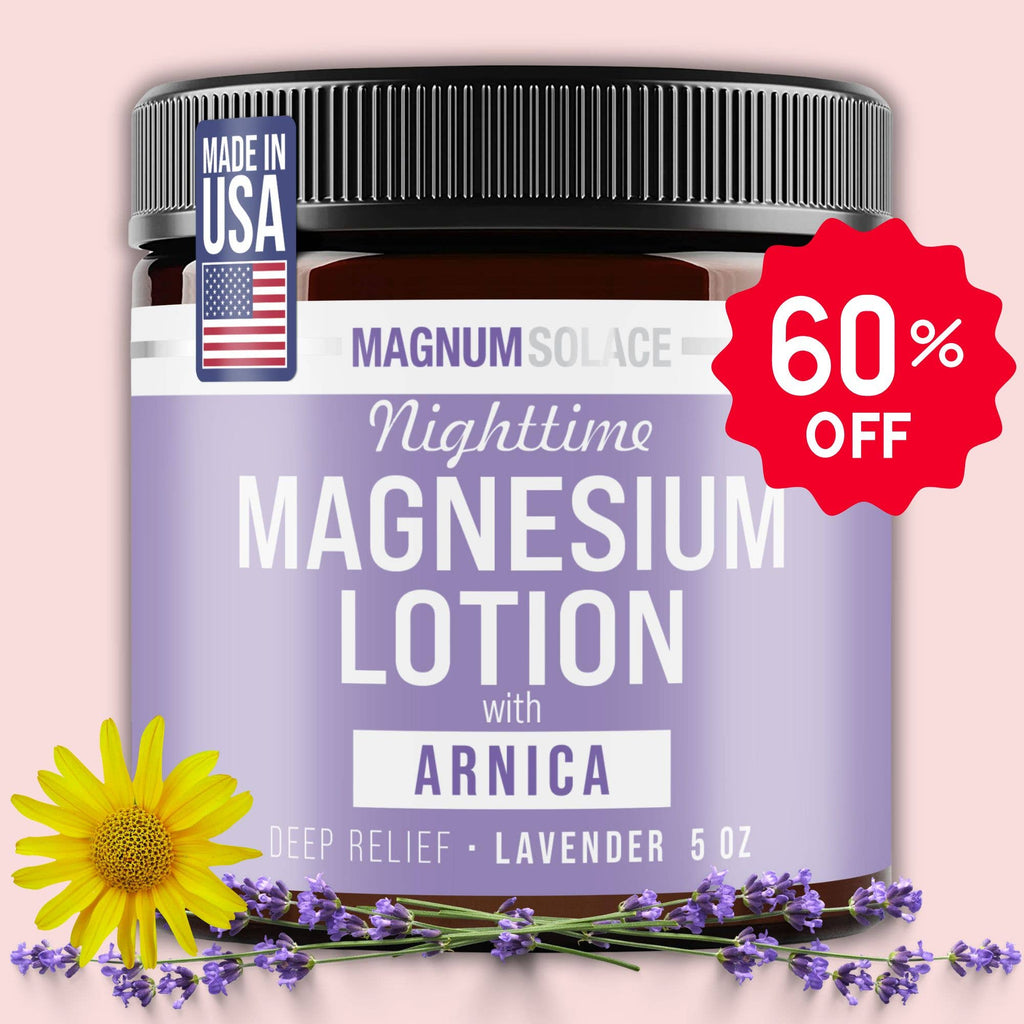 Nighttime Magnesium Lotion with Arnica: Chamomile & Lavender