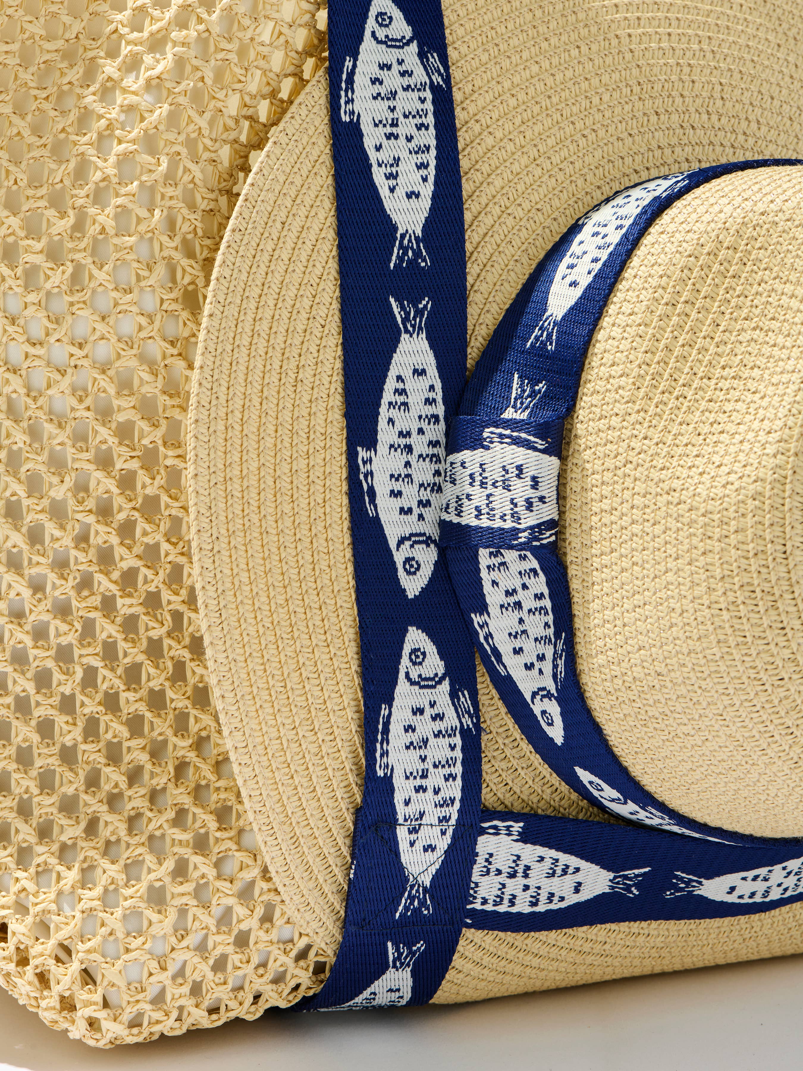 Fisher Tote and Hat Set
