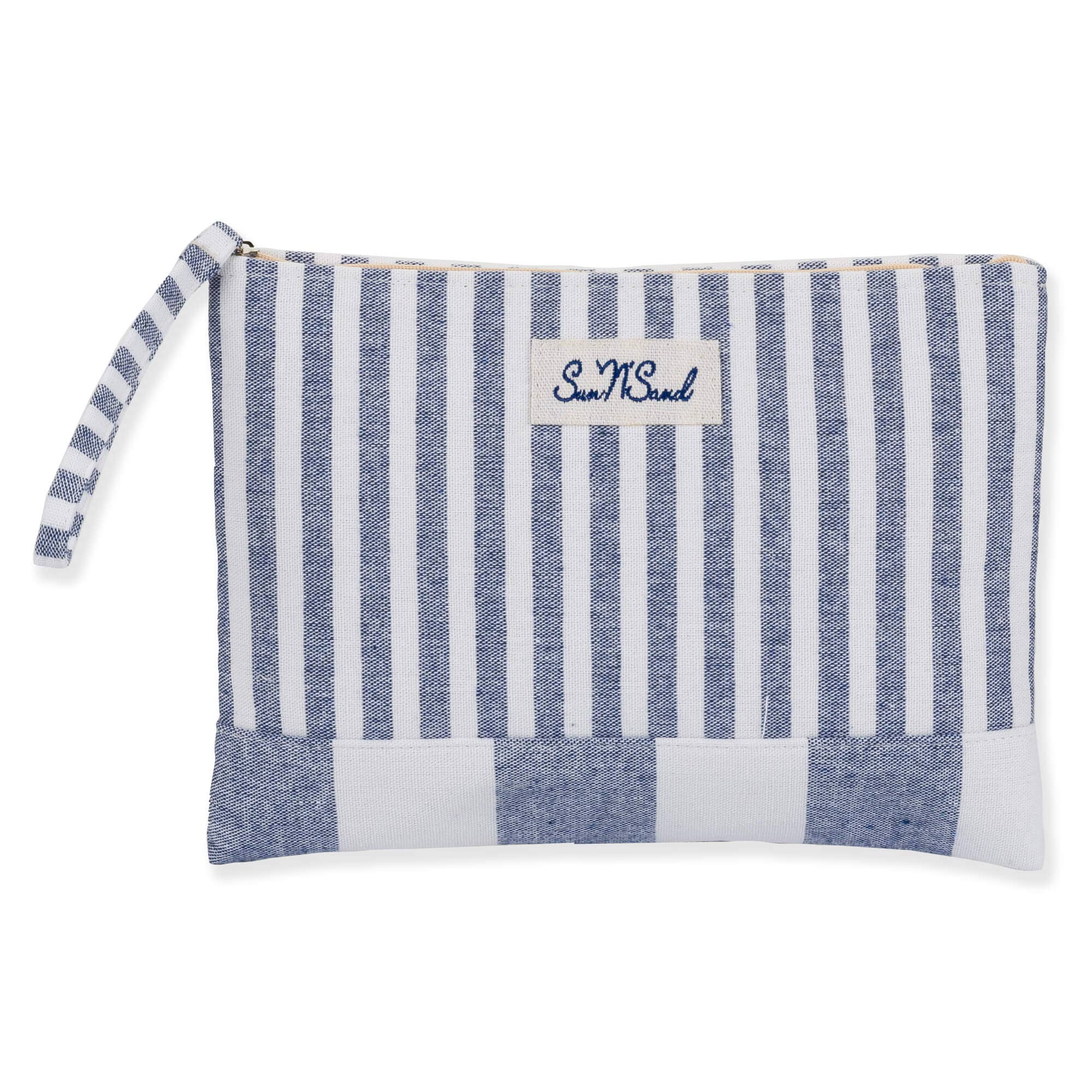Denim, Canvas Cosmetic Bag