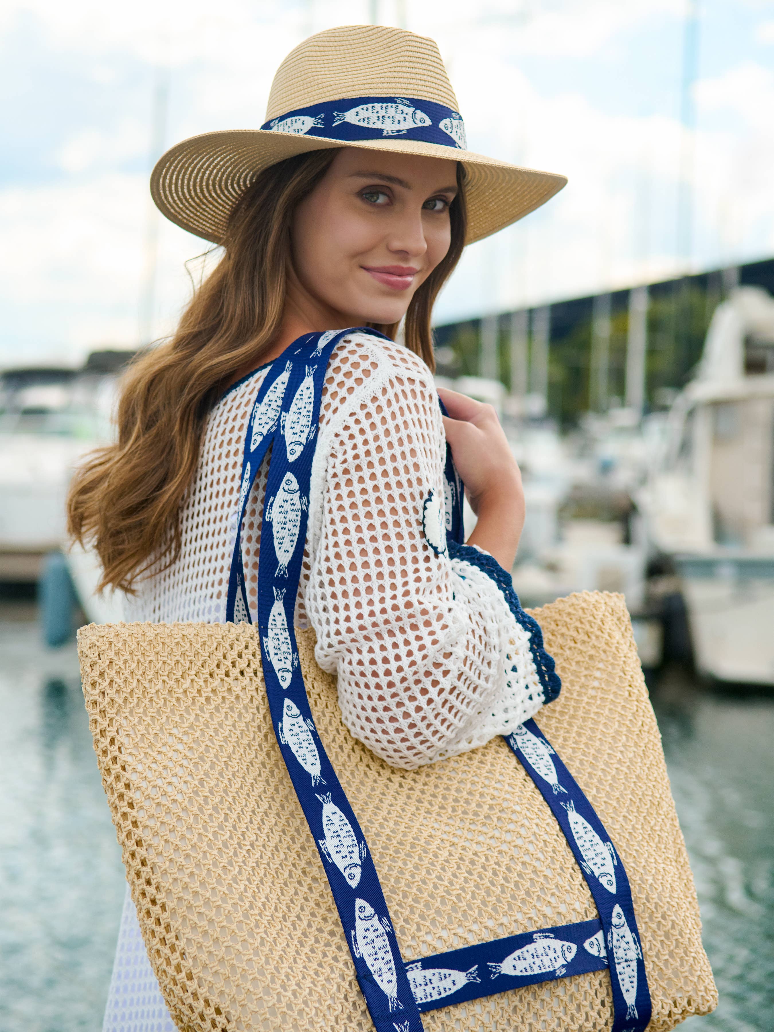 Fisher Tote and Hat Set