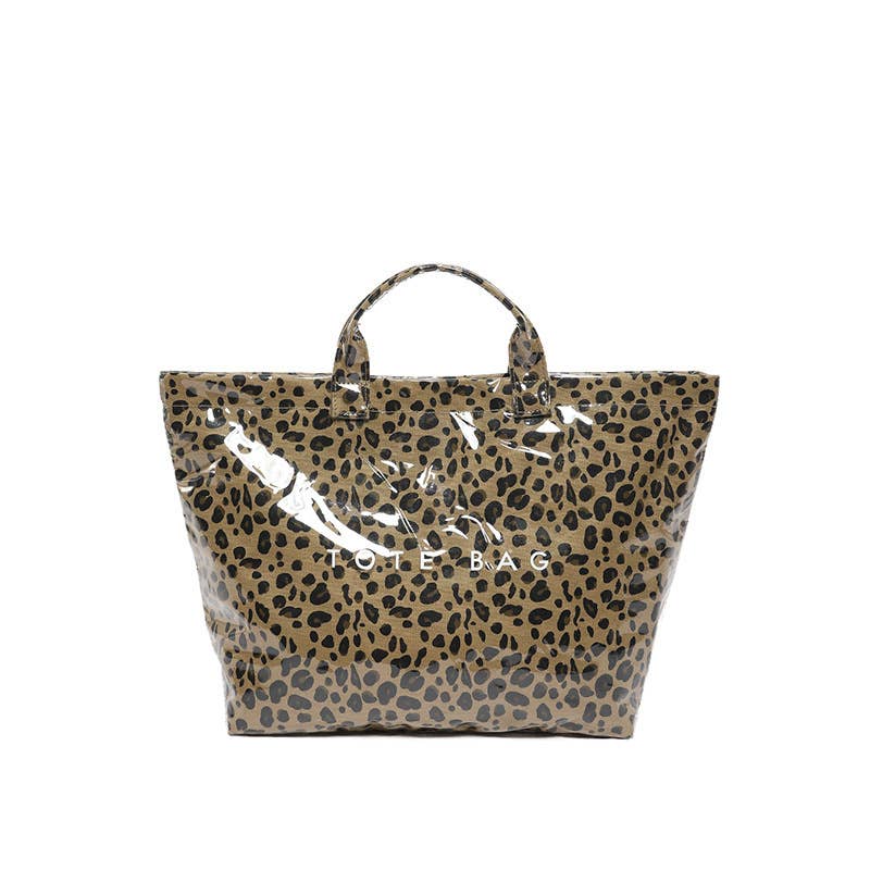 PVC Tote Bag for Women Clear Plastic Handbag Large Work: Blue