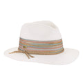 White, Paper Braid/Poly Braid Fedora, Brim 2.75"