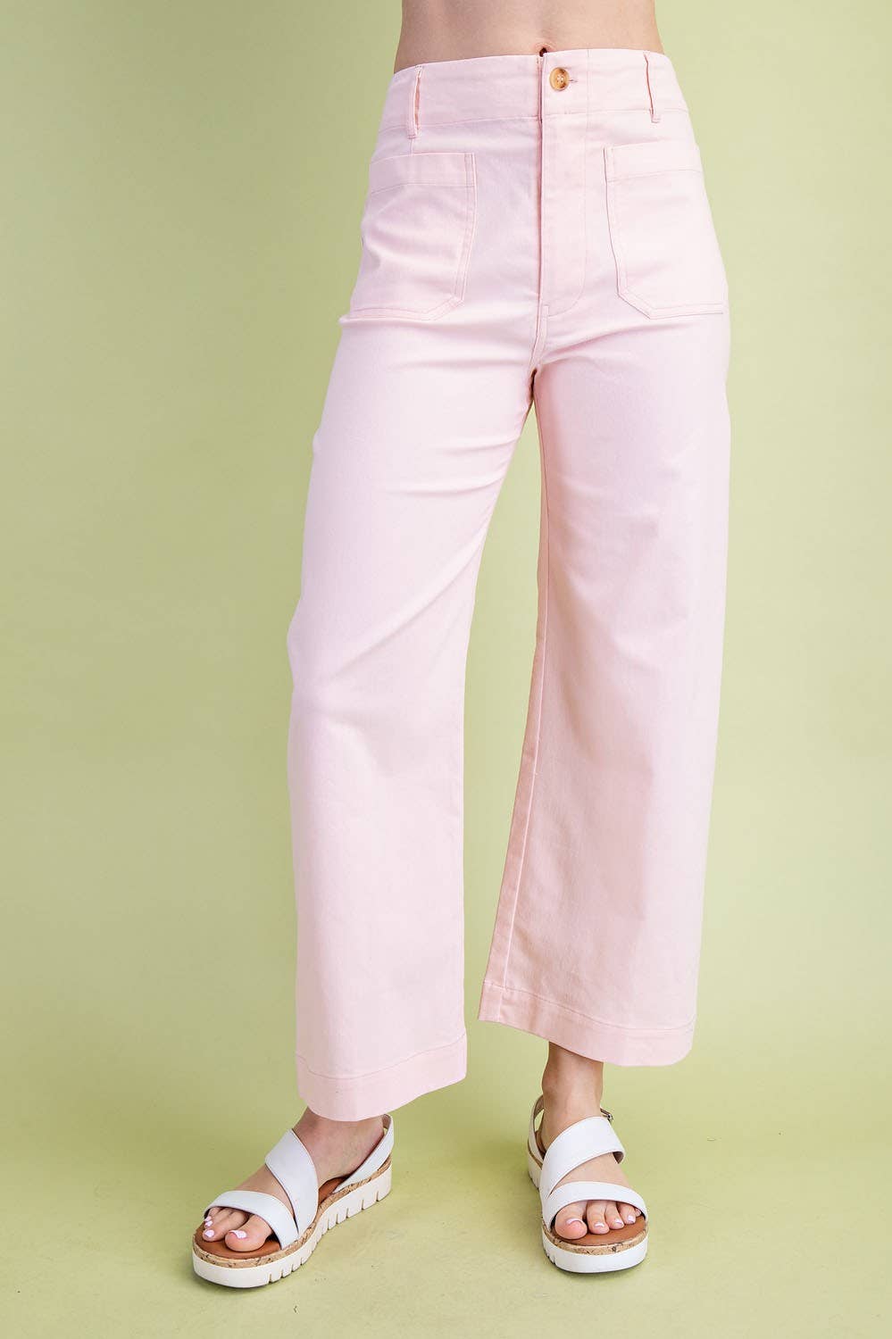 Ankle Cropped Summer Pants: RASPBERRY / 2-2-2 (S-M-L)