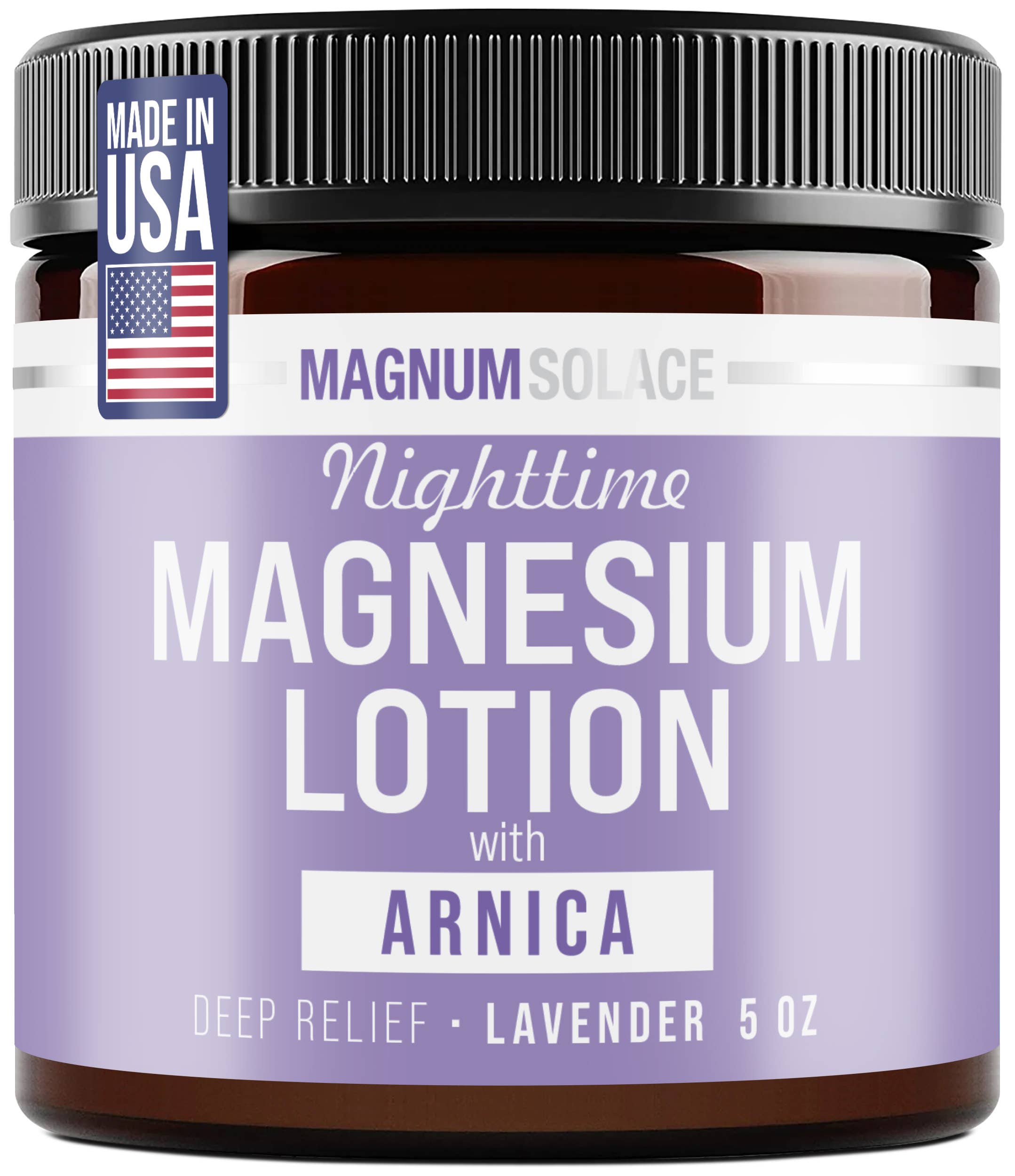 Nighttime Magnesium Lotion with Arnica: Chamomile & Lavender