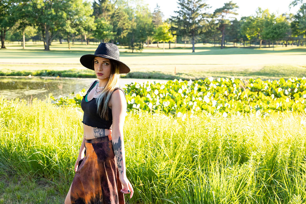 Women’s Fedora Wide Brim Panama Hat