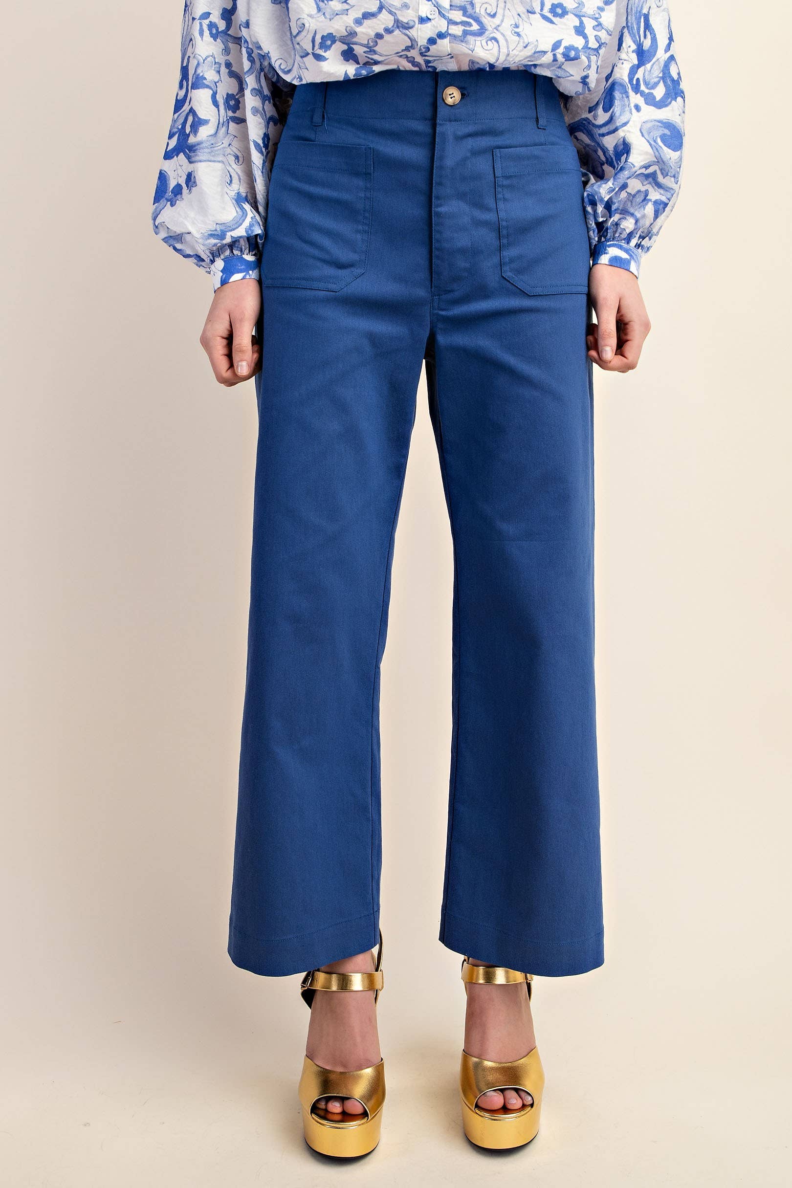 Ankle Cropped Summer Pants: RASPBERRY / 2-2-2 (S-M-L)