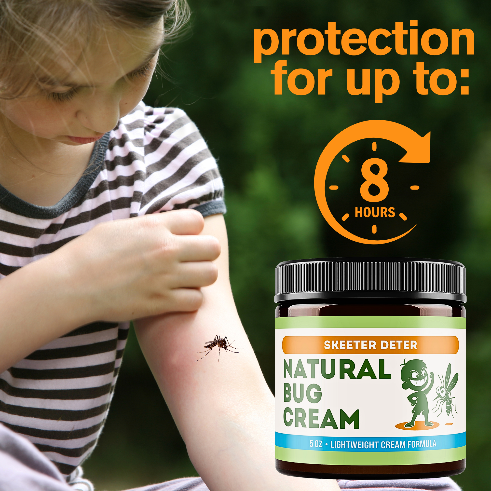 Natural Bug Cream: 5 Oz
