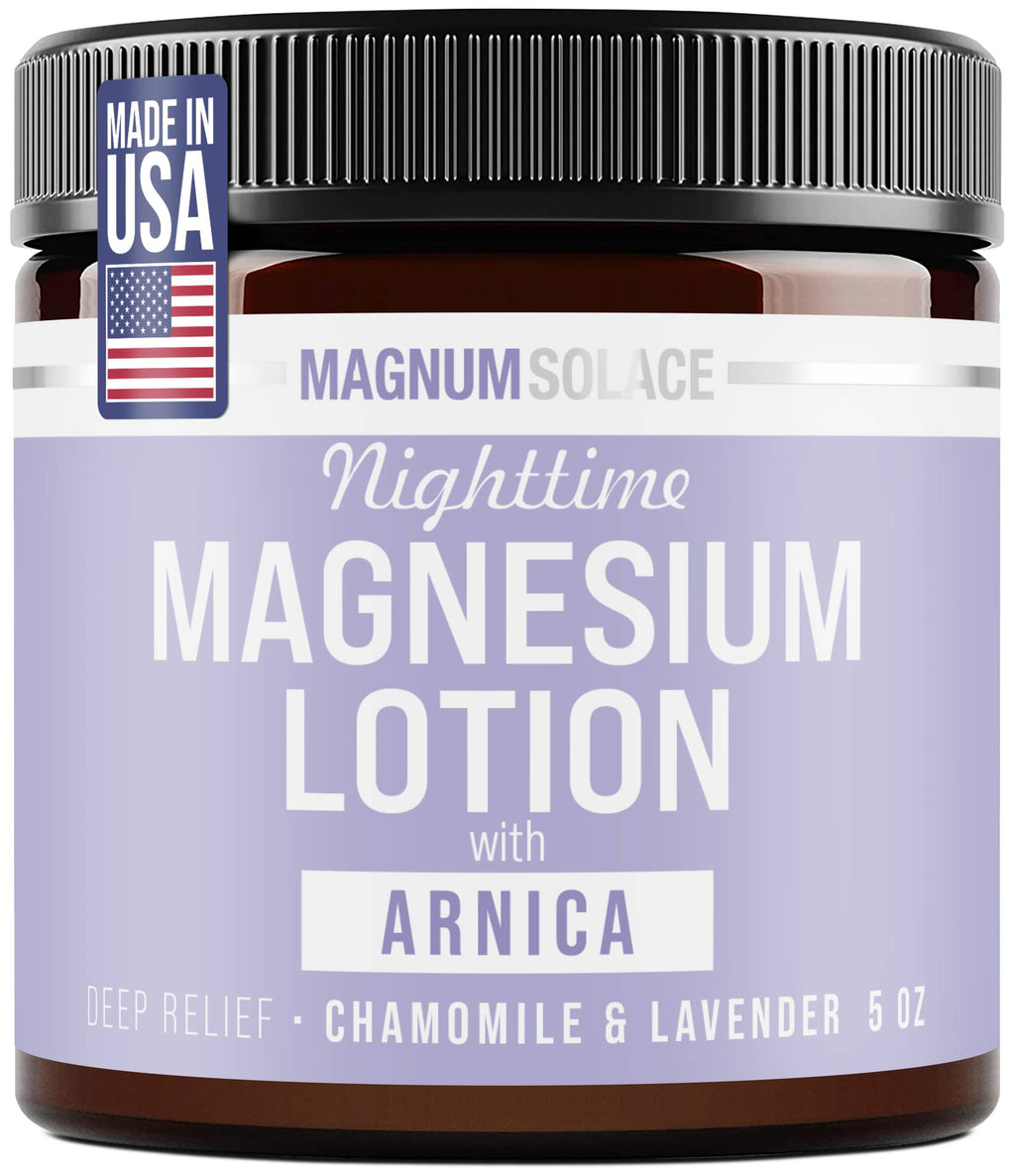 Nighttime Magnesium Lotion with Arnica: Chamomile & Lavender