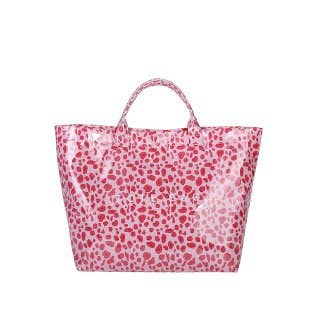 PVC Tote Bag for Women Clear Plastic Handbag Large Work: Blue