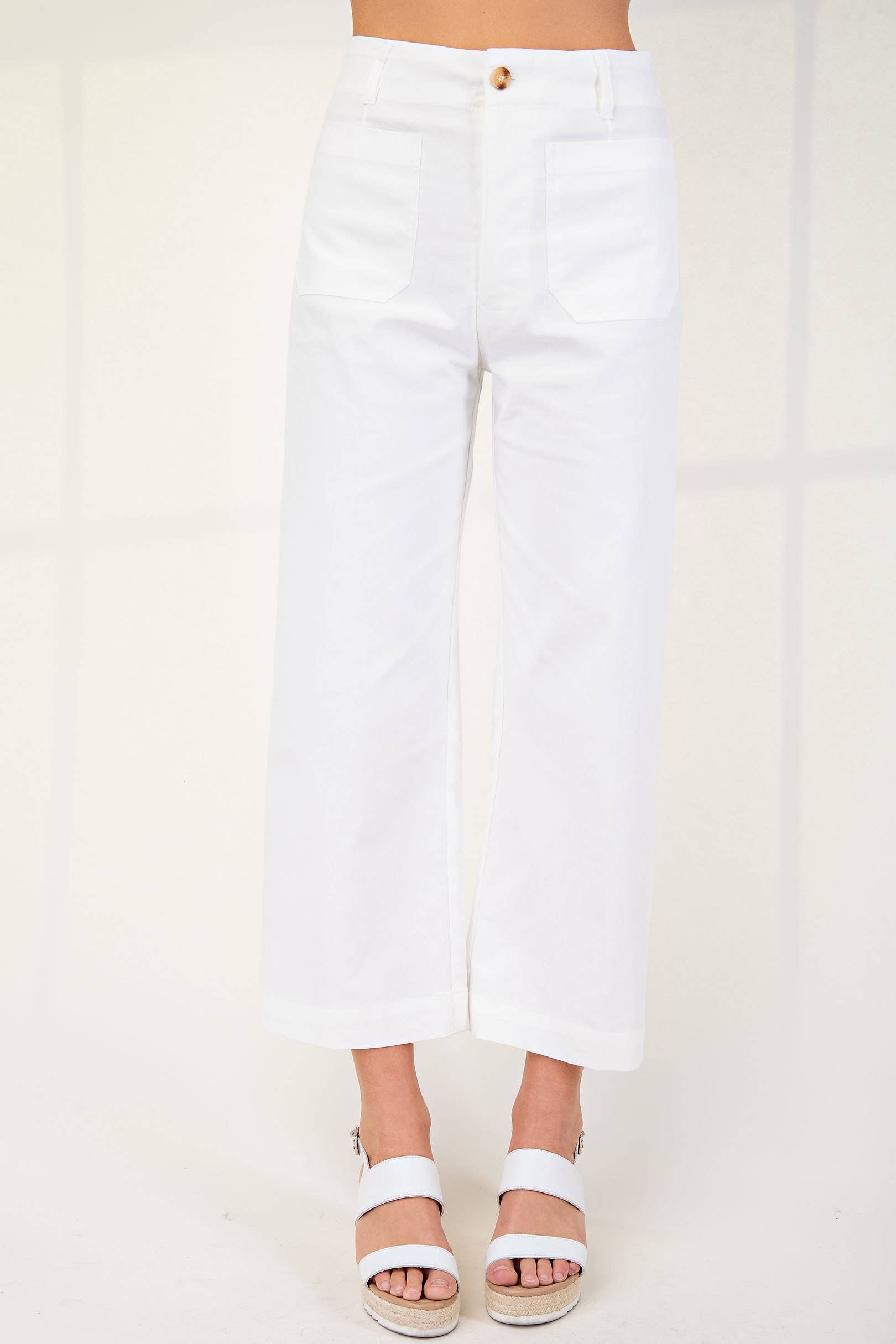 Ankle Cropped Summer Pants: RASPBERRY / 2-2-2 (S-M-L)