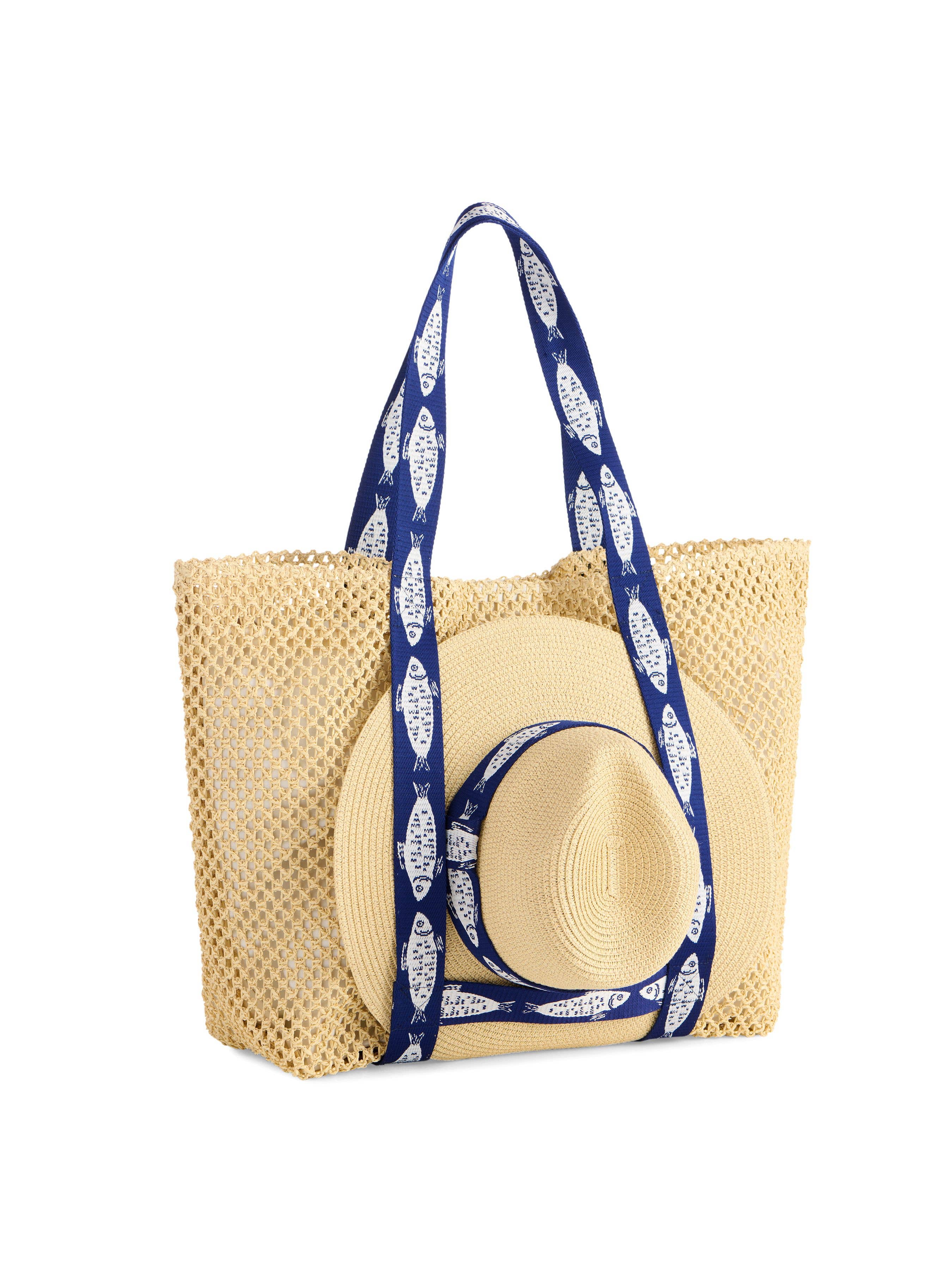Fisher Tote and Hat Set