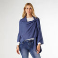 Kiara Pull Thru Wrap: Denim / One Size