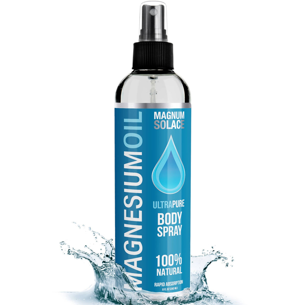 Magnesium Oil Spray for Restless Legs, Sleep, Muscle Relief: 8oz