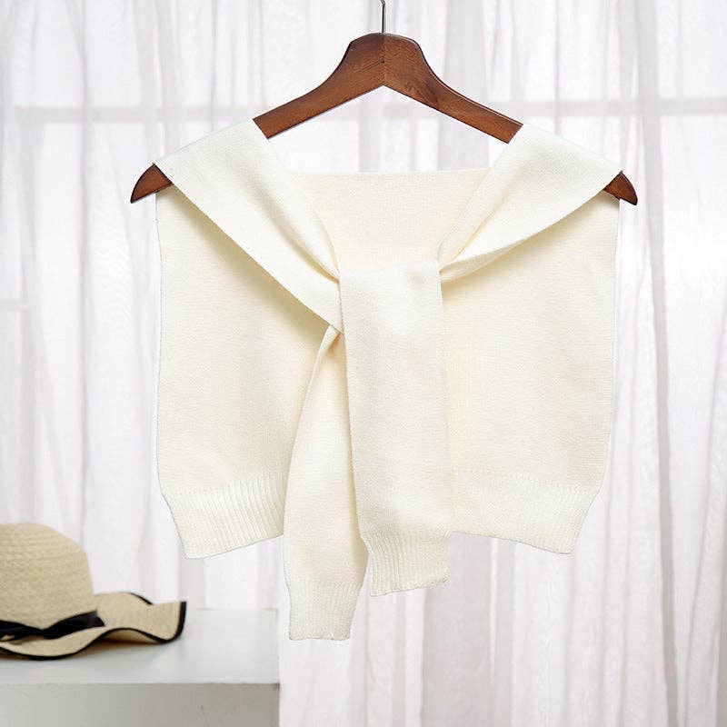 Stylish Clothing Accessory Shawl: Milk tea color