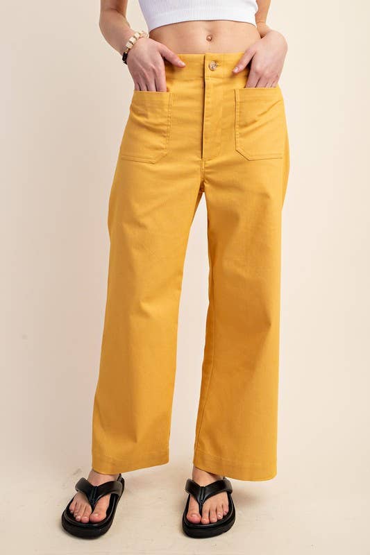 Ankle Cropped Summer Pants: RASPBERRY / 2-2-2 (S-M-L)