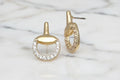 Horse Bit Pave Earring
