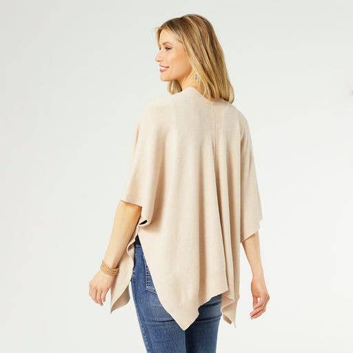 Alani Lightweight Cardigan with Pockets: Bright White / One Size