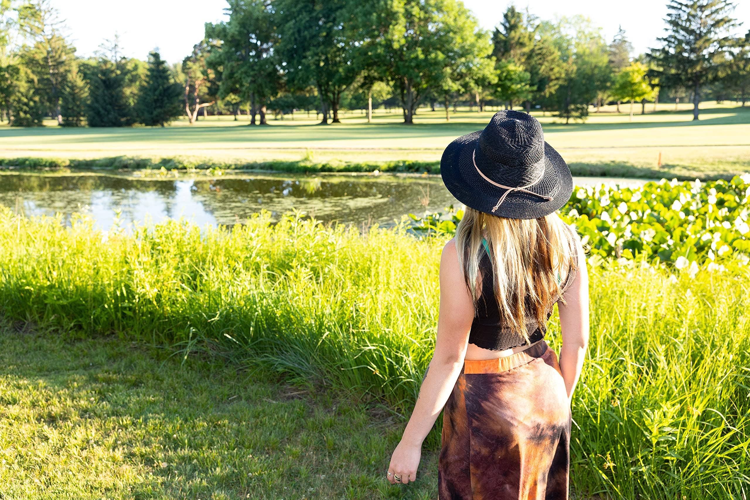 Women’s Fedora Wide Brim Panama Hat