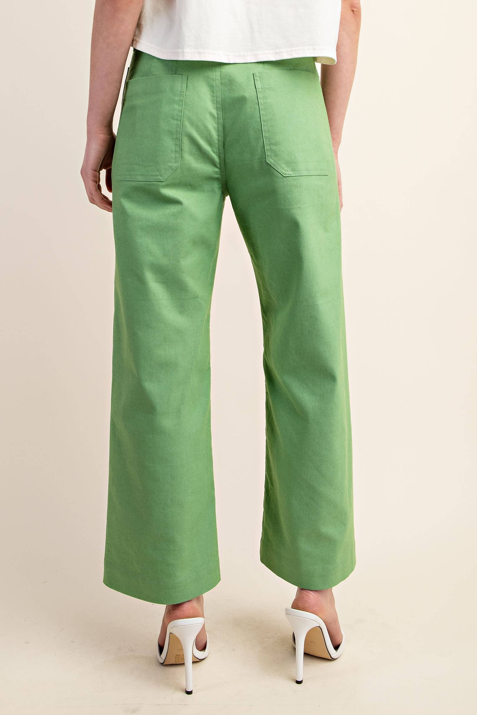 Ankle Cropped Summer Pants: RASPBERRY / 2-2-2 (S-M-L)