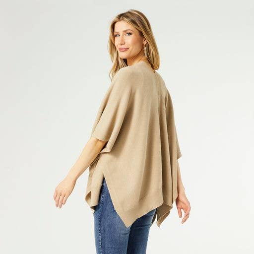 Alani Lightweight Cardigan with Pockets: Bright White / One Size