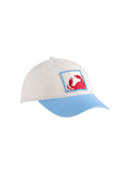 CRAB BALL CAP,WHITE