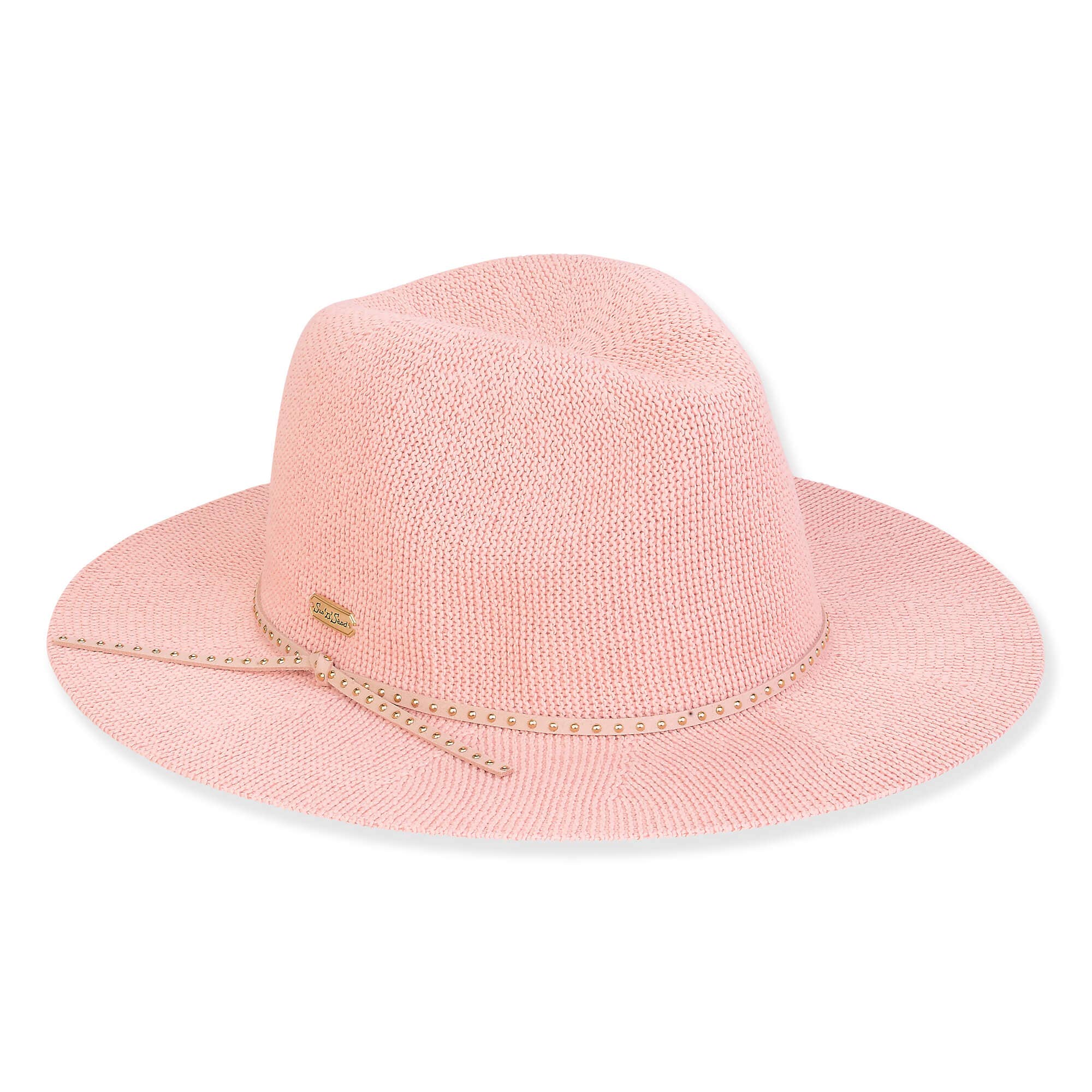 Pink, Polyester Safari, Brim 2.75"
