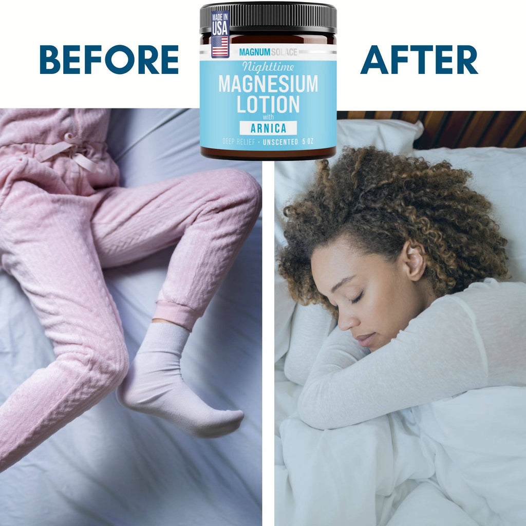Nighttime Magnesium Lotion with Arnica: Chamomile & Lavender