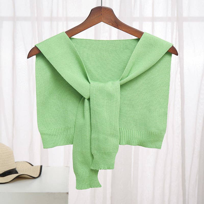 Stylish Clothing Accessory Shawl: Light blue