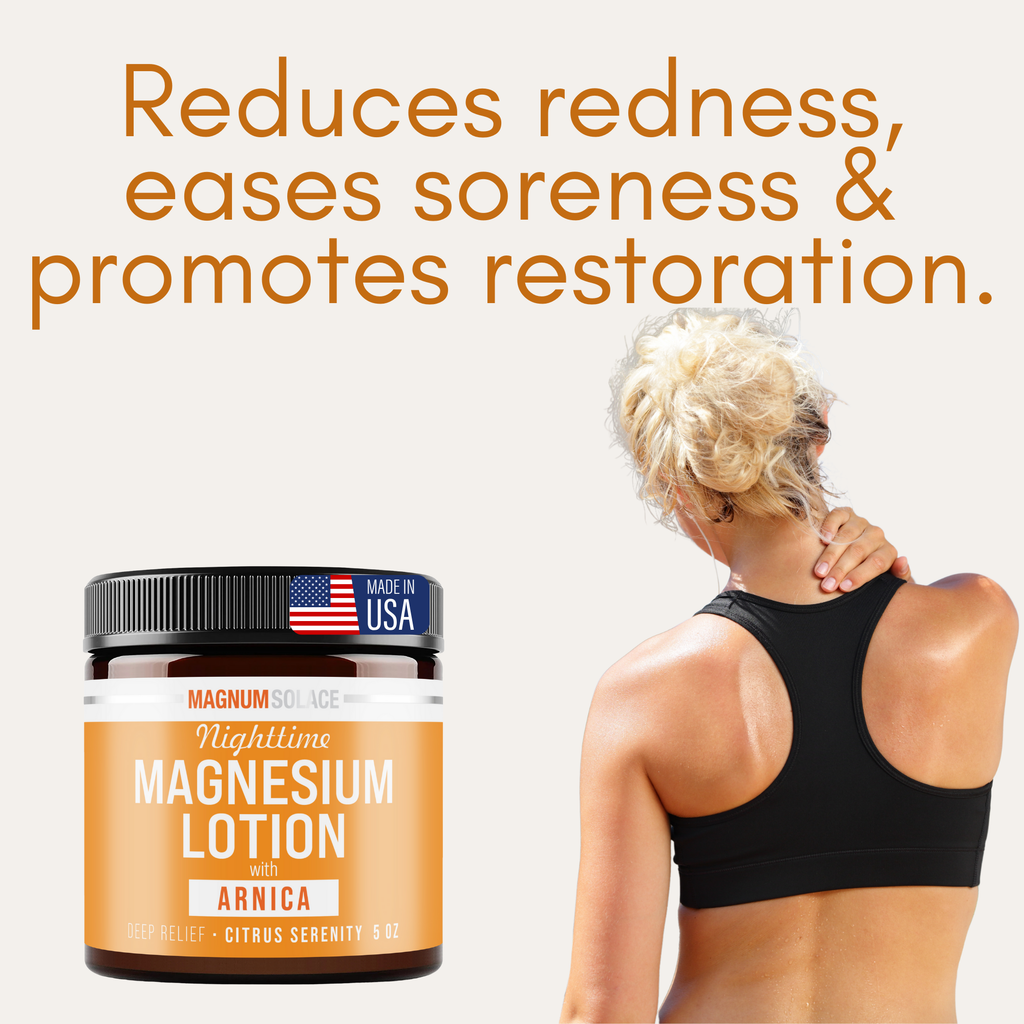 Nighttime Magnesium Lotion with Arnica: Chamomile & Lavender