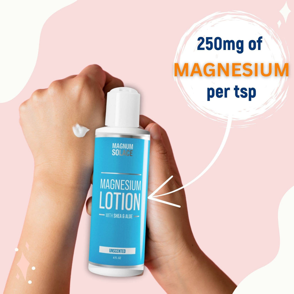 Magnesium Lotion - Restless Legs & Muscle Pain Relief: Unscented