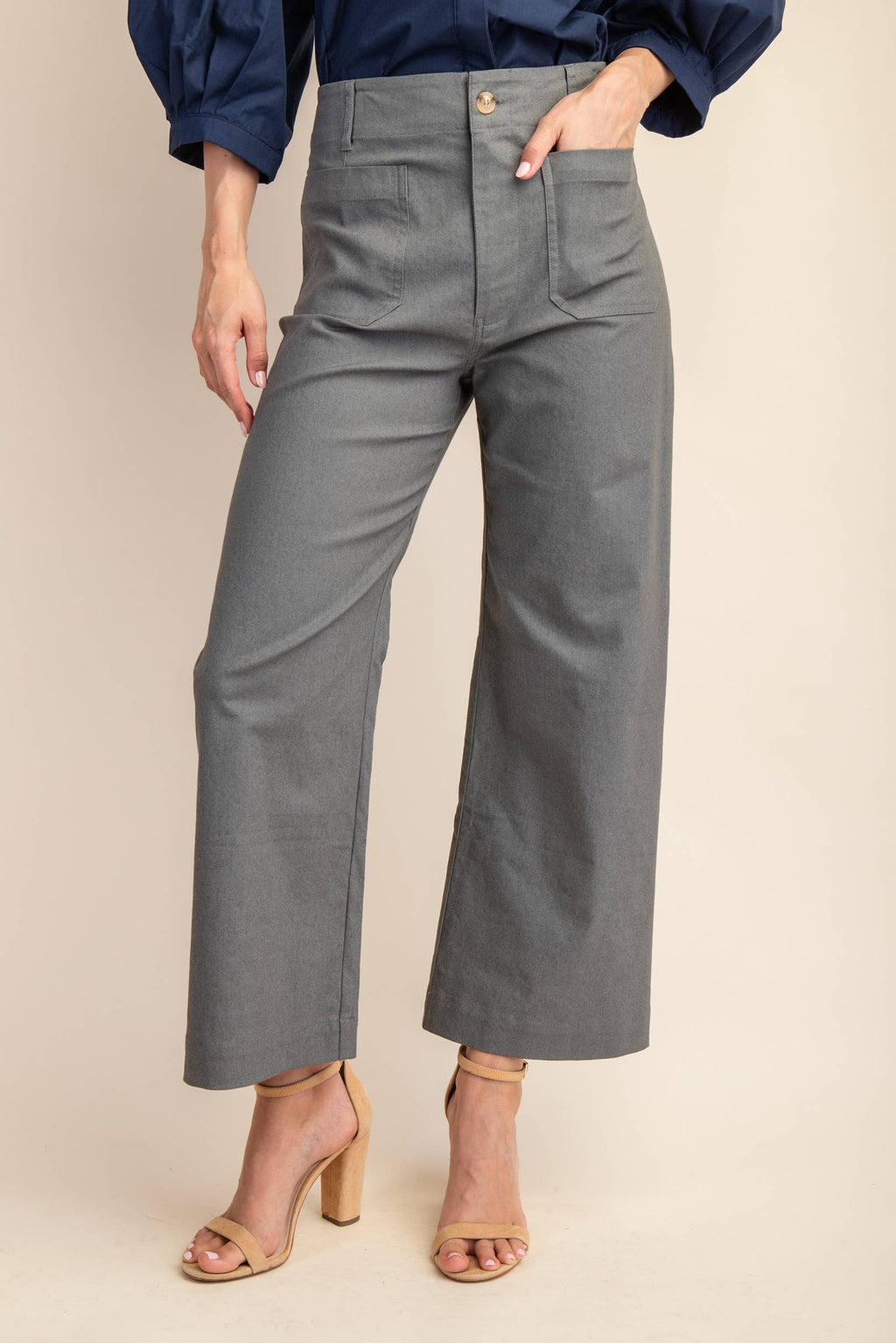 Ankle Cropped Summer Pants: RASPBERRY / 2-2-2 (S-M-L)