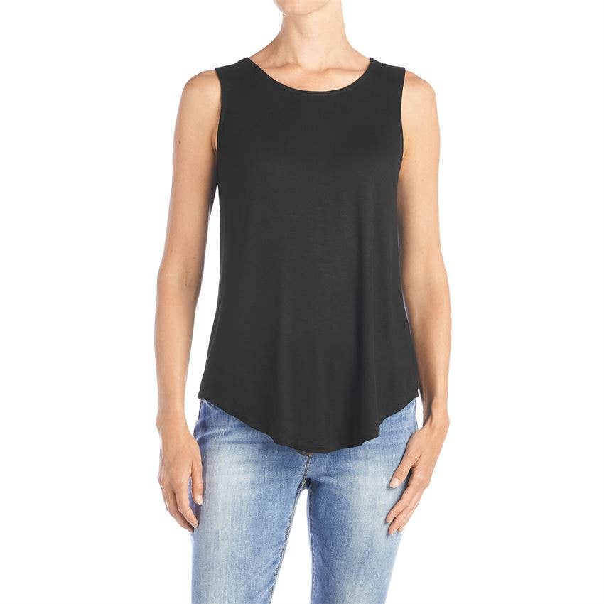 Erin Pleat Tank Top: Pink / S/M
