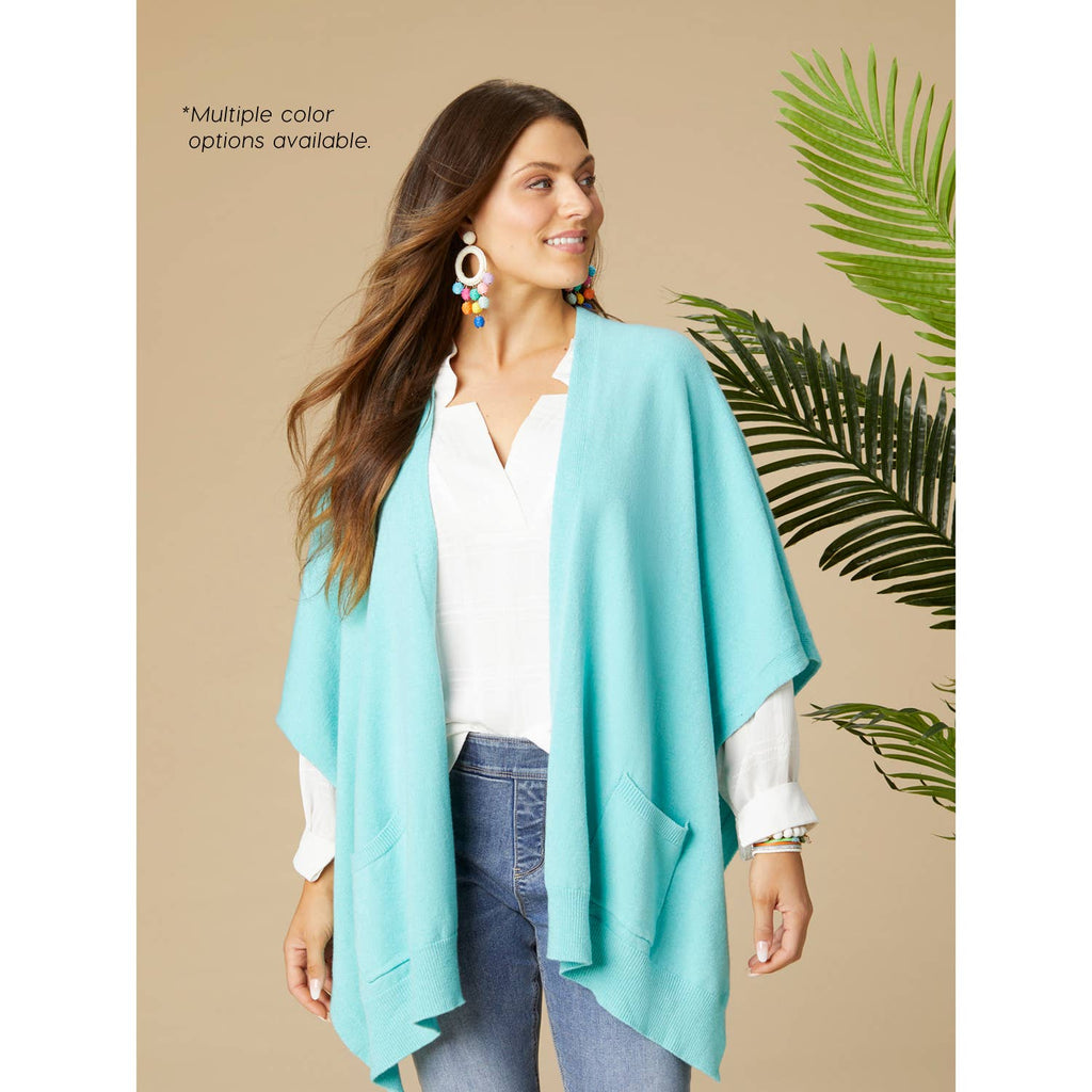 Alani Lightweight Cardigan with Pockets: Bright White / One Size