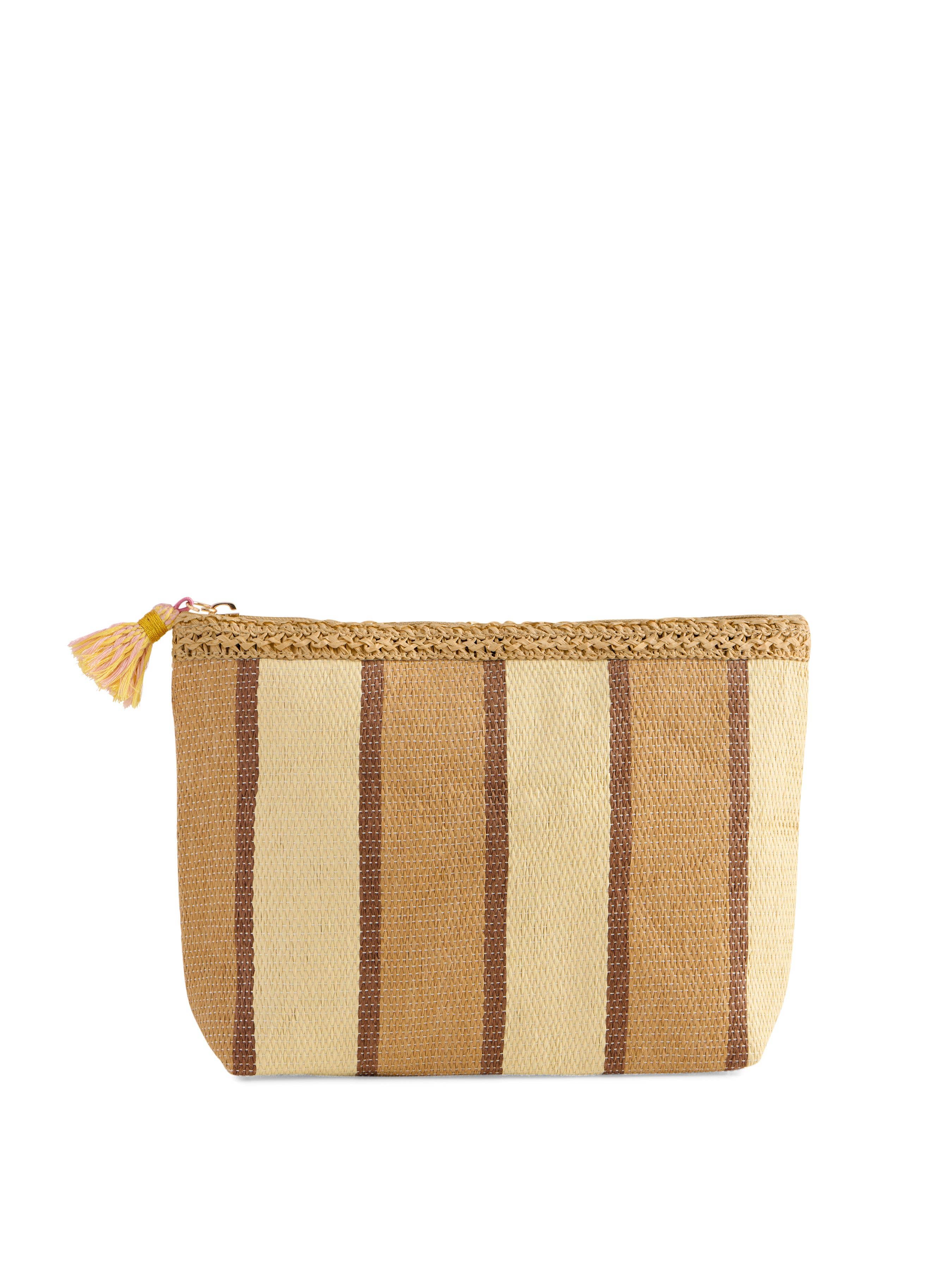 CAPRI ZIP POUCH: TURQUOISE