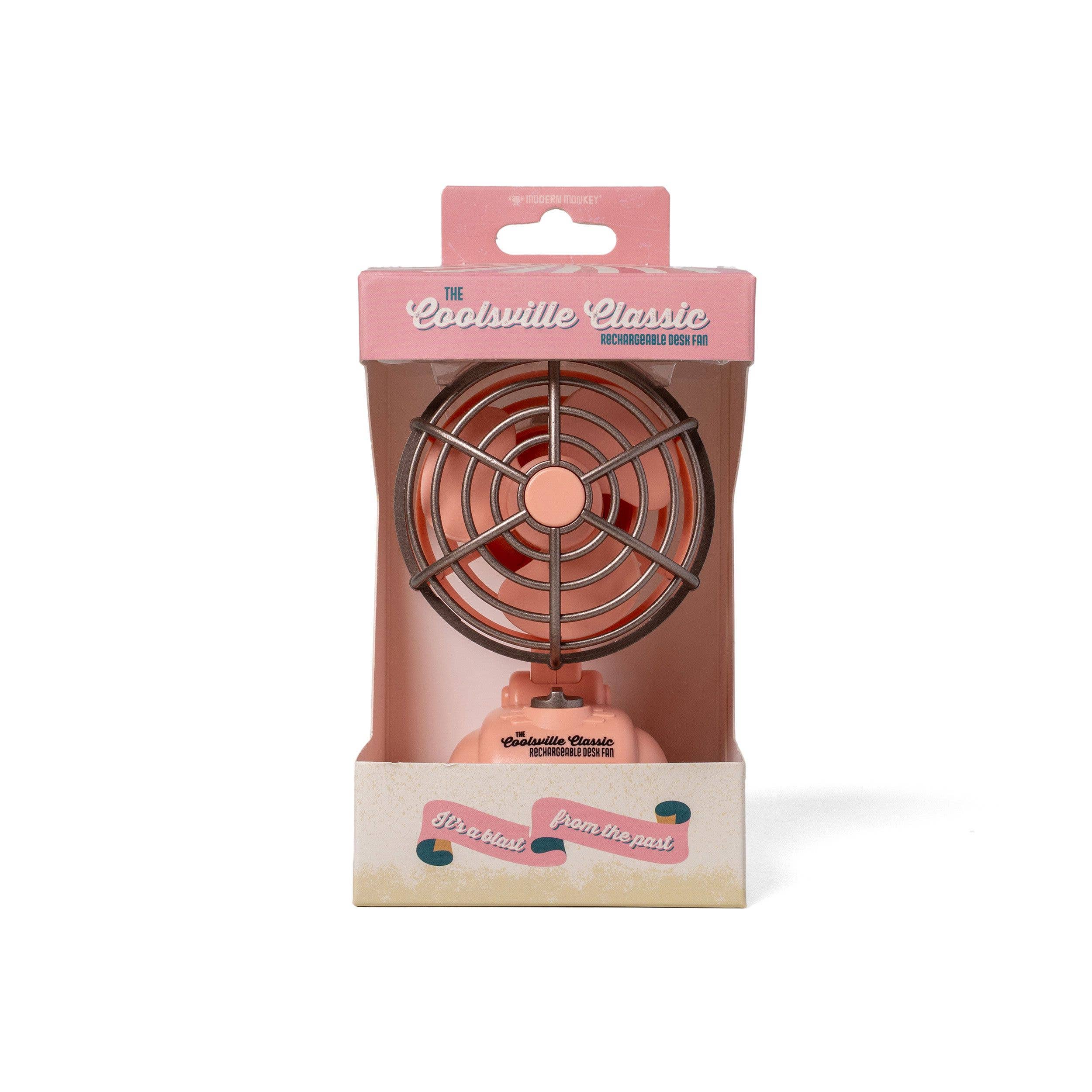 Modern Monkey The Coolsville Rechargeable Desk Fan