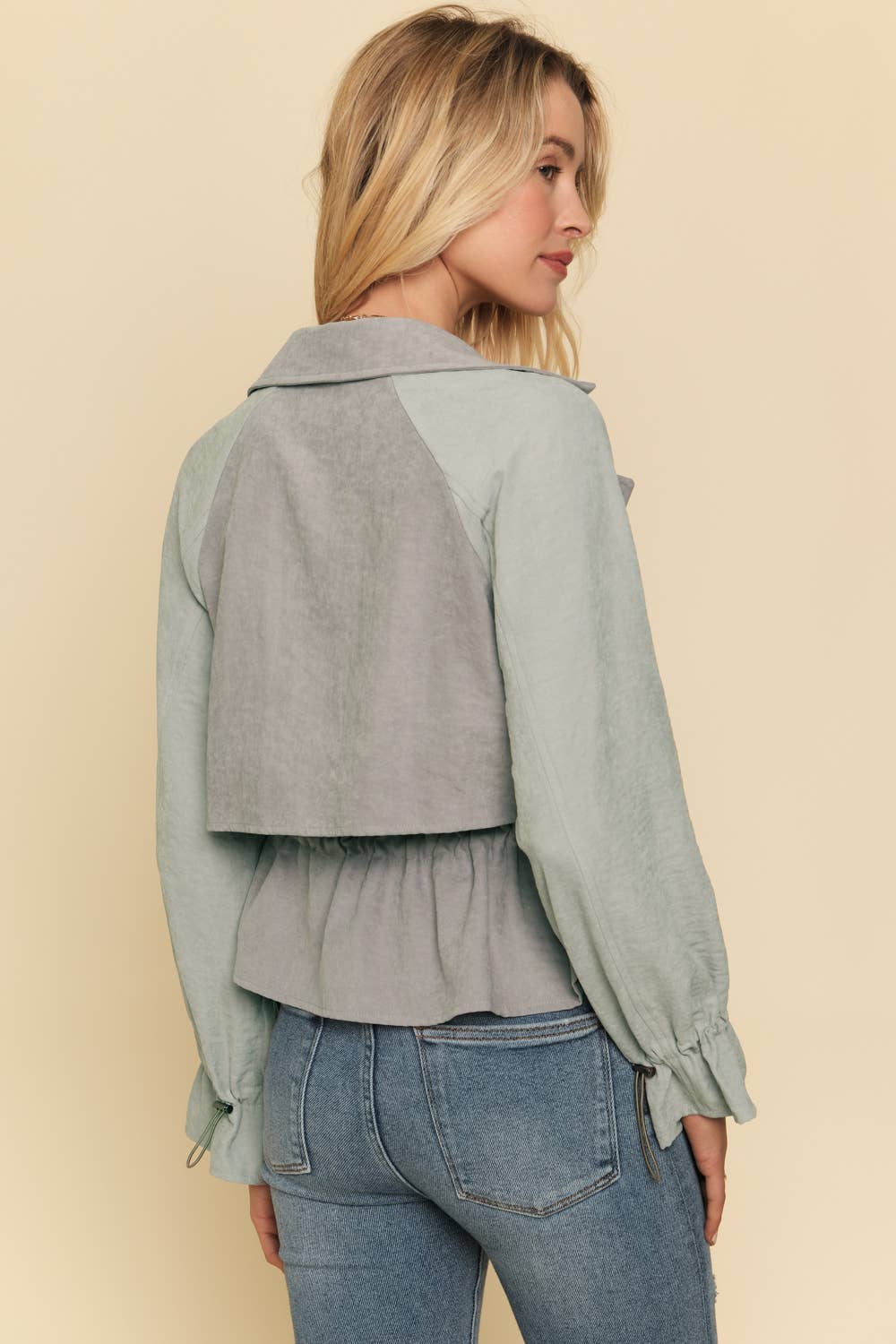 Cropped Trench Jacket